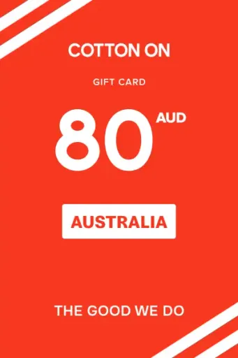 Cotton On Group 80 AUD Gift Card (Australia) - Digital Key