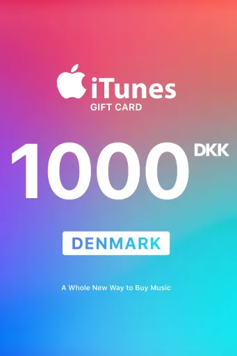 Apple iTunes 1000 DKK Gift Card (Denmark) - Digital Key