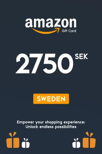 Amazon 2750 SEK Gift Card (Sweden) - Digital Key