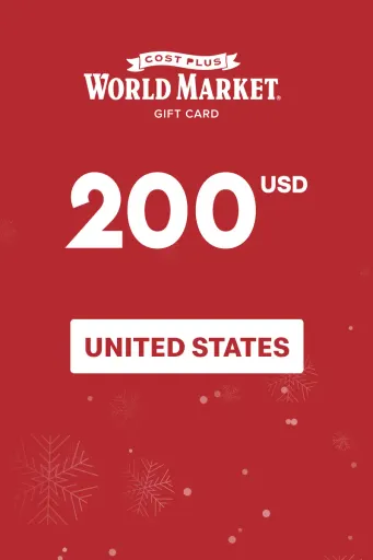 Cost Plus World Market 200 USD Gift Card (United States) - Digital Key