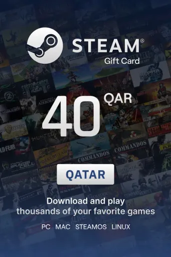 Steam Wallet 40 QAR Gift Card (Qatar) - Digital Key