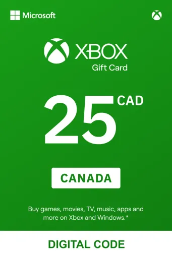 Xbox 25 CAD Gift Card (Canada) - Digital Key