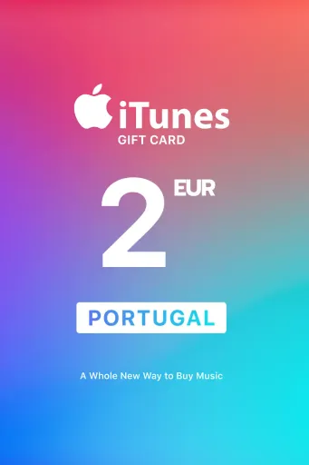 Apple iTunes 2 EUR Gift Card (Portugal) - Digital Key