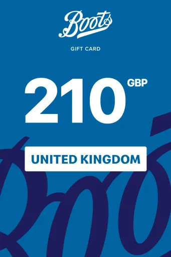 Boots 210 GBP Gift Card (United Kingdom) - Digital Key