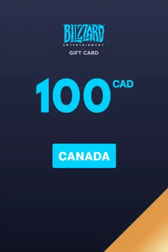 Blizzard 100 CAD Gift Card (Canada) - Digital Key