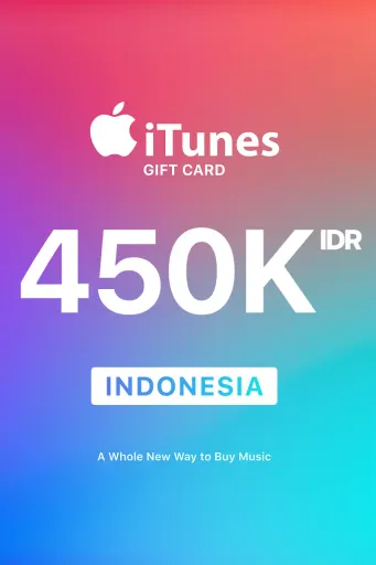 Apple iTunes 450000 IDR Gift Card (Indonesia) - Digital Key