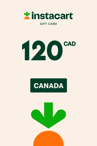 Instacart 120 CAD Gift Card (Canada) - Digital Key