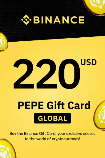 Binance (PEPE) 220 USD Gift Card (Global) - Digital Key