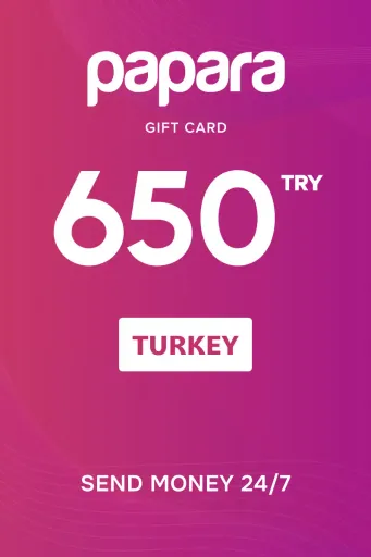 Rewarble Papara Top Up 650 TRY Gift Card (Turkey) - Rewarble - Digital Key