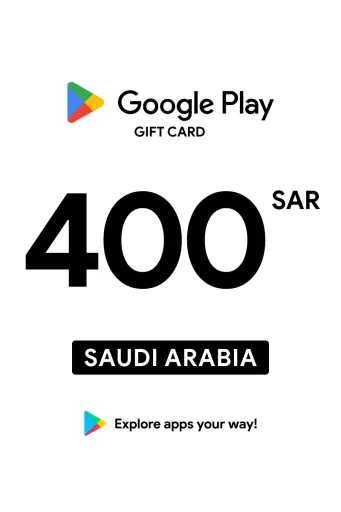 Google Play 400 SAR Gift Card (Saudi Arabia) - Digital Key