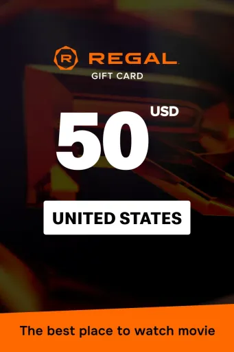 Regal 50 USD Gift Card (United States) - Digital Key