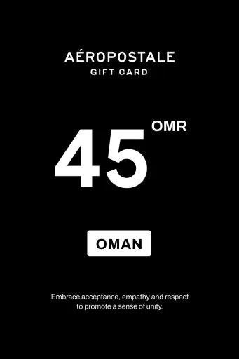 Aeropostale 45 OMR Gift Card (Oman) - Digital Key