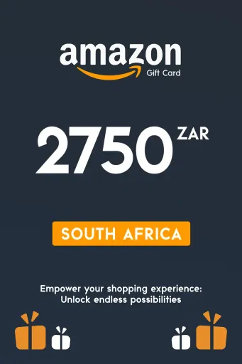 Amazon 2750 ZAR Gift Card (South Africa) - Digital Key
