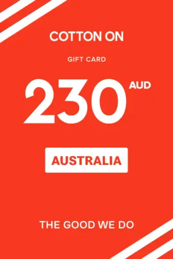 Cotton On Group 230 AUD Gift Card (Australia) - Digital Key