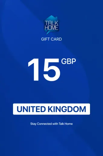 Talk Home Mobile 15 GBP Gift Card (United Kingdom) - Digital Key