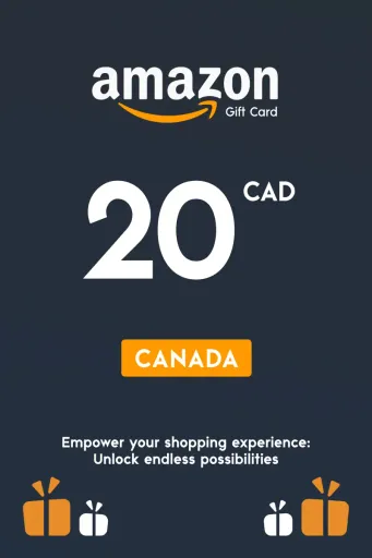 Amazon 20 CAD Gift Card (Canada) - Digital Key