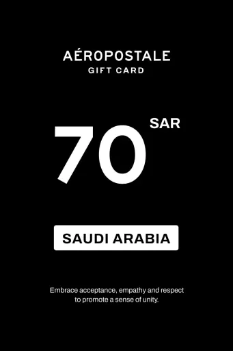 Aeropostale 70 SAR Gift Card (Saudi Arabia) - Digital Key