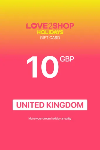 Love2Shop Holidays 10 GBP Gift Card (United Kingdom) - Digital Key
