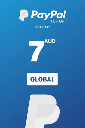 PayPal Instant Top Up 7 AUD Gift Card (Global) - Digital Key