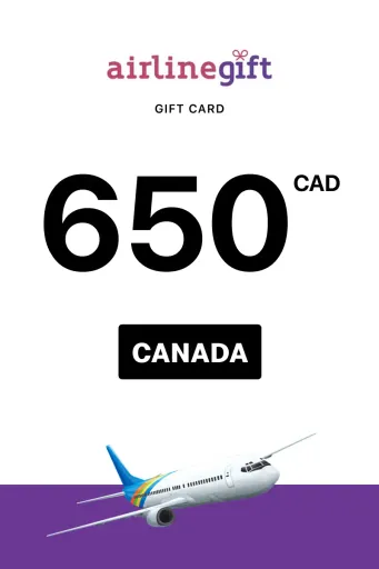 Airline Gift 650 CAD Gift Card (Canada) - Digital Key