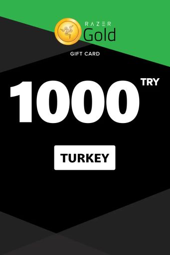 Razer Gold 1000 TRY Gift Card (Turkey) - Digital Key