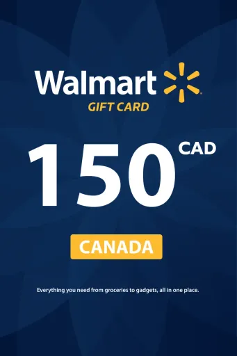 Walmart 150 CAD Gift Card (Canada) - Digital Key
