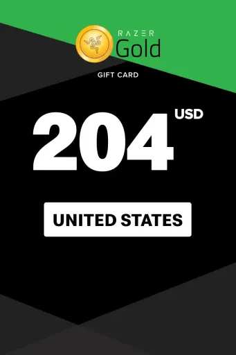 Razer Gold 204 USD Gift Card (United States) - Digital Key