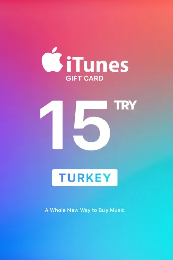 Apple iTunes 15 TRY Gift Card (Turkey) - Digital Key