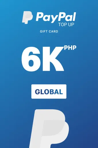 PayPal Instant Top Up 6000 PHP Gift Card (Global) - Digital Key