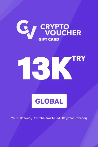 Crypto Voucher 13000 TRY Gift Card (Global) - Digital Key