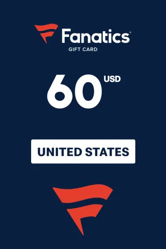 Fanatics 60 USD Gift Card (United States) - Digital Key