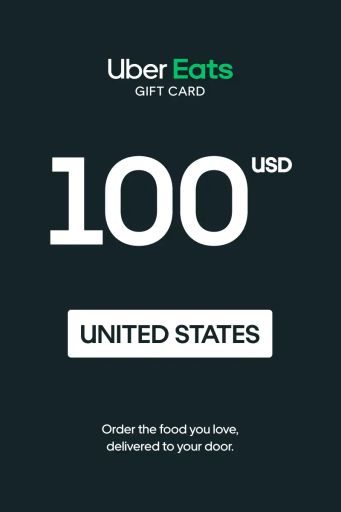 Uber Eats 100 USD Gift Card (United States) - Digital Key