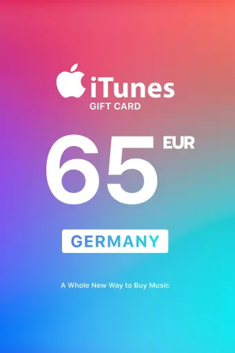 Apple iTunes 65 EUR Gift Card (Germany) - Digital Key