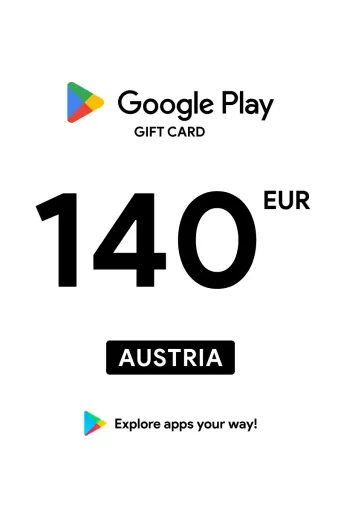 Google Play 140 EUR Gift Card (Austria) - Digital Key