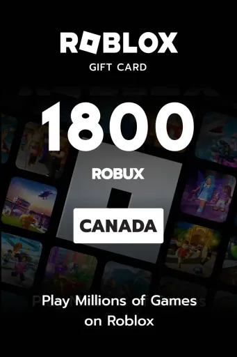 Roblox 1800 Robux (Canada) - Digital Key