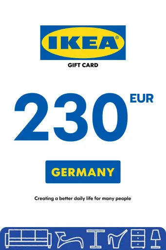 IKEA 230 EUR Gift Card (Germany) - Digital Key