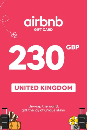Product Image - Airbnb 230 GBP Gift Card (United Kingdom) - Digital Key