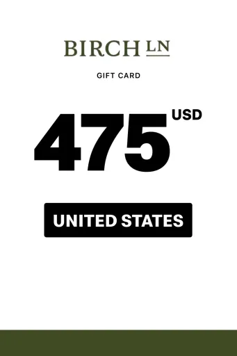 BirchLane 475 USD Gift Card (United States) - Digital Key