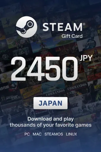 Steam Wallet 2450 JPY Gift Card (Japan) - Digital Key