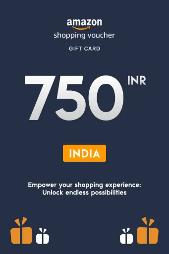 Amazon Shopping Voucher 750 INR Gift Card (India) - Digital Key