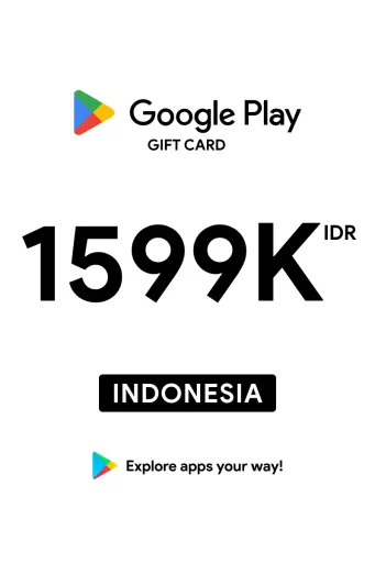 Google Play 1599000 IDR Gift Card (Indonesia) - Digital Key