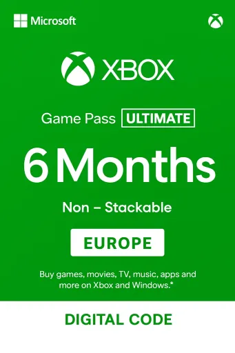 Xbox Game Pass Ultimate 6 Months Non-Stackable (Europe) - Xbox Live - Digital Key