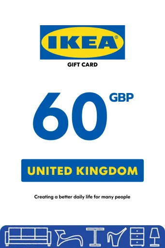 IKEA 60 GBP Gift Card (United Kingdom) - Digital Key