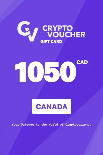 Crypto Voucher 1050 CAD Gift Card (Canada) - Digital Key