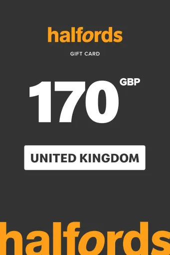 Halfords 170 GBP Gift Card (United Kingdom) - Digital Key