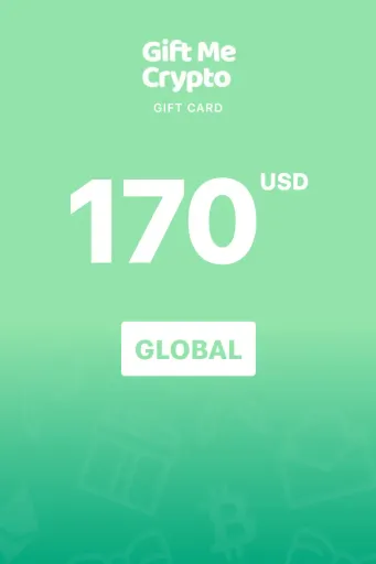 Gift Me Crypto 170 USD Gift Card (Global) - Digital Key