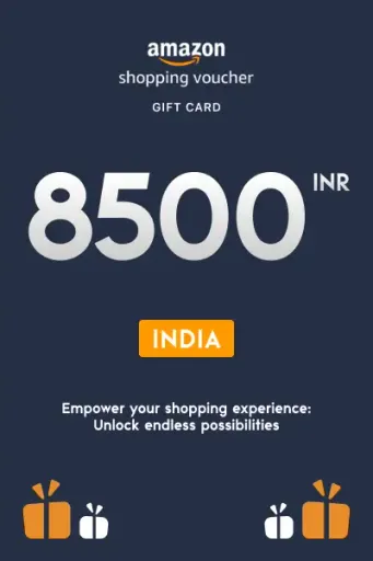 Amazon Shopping Voucher 8500 INR Gift Card (India) - Digital Key