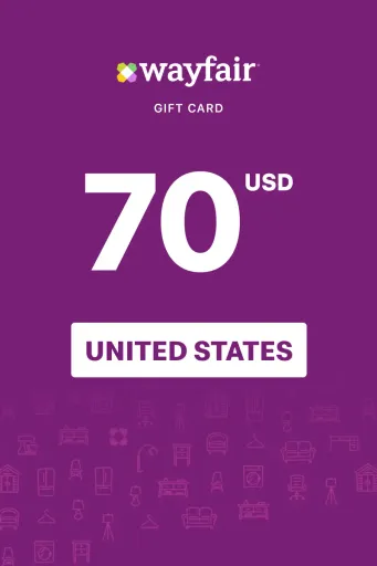 Wayfair 70 USD Gift Card (United States) - Digital Key