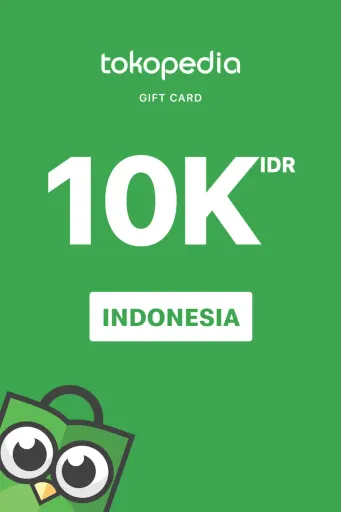 Tokopedia 10000 IDR Gift Card (Indonesia) - Digital Key