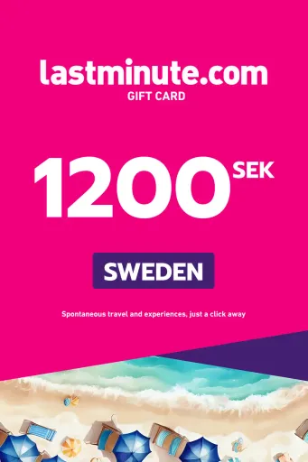 lastminute.com 1200 SEK Gift Card (Sweden) - Digital Key